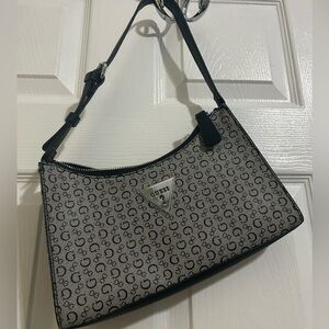 Guess Shoulder Bag Gray and Black